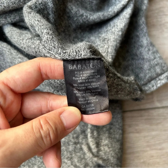 Aritzia Babaton Erin Wool Linen Blend Sweater With Buttery Embroidery - Picture 13 of 16